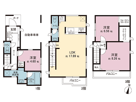 新築戸建 川崎市宮前区東有馬１丁目 東急田園都市線宮崎台駅 5,450万円