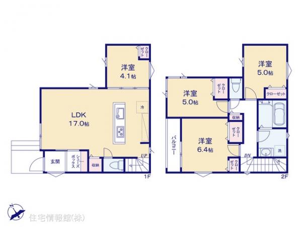 新築戸建 千葉県習志野市藤崎６丁目4 京成本線京成大久保駅 4,480万円