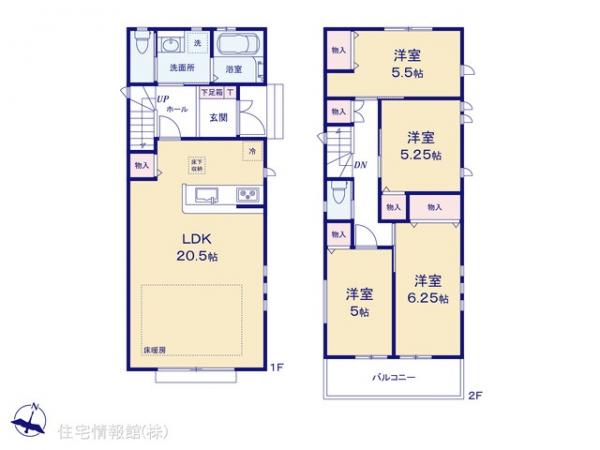 新築戸建 埼玉県さいたま市南区文蔵５丁目484-1 JR京浜東北線南浦和駅 6,598万円
