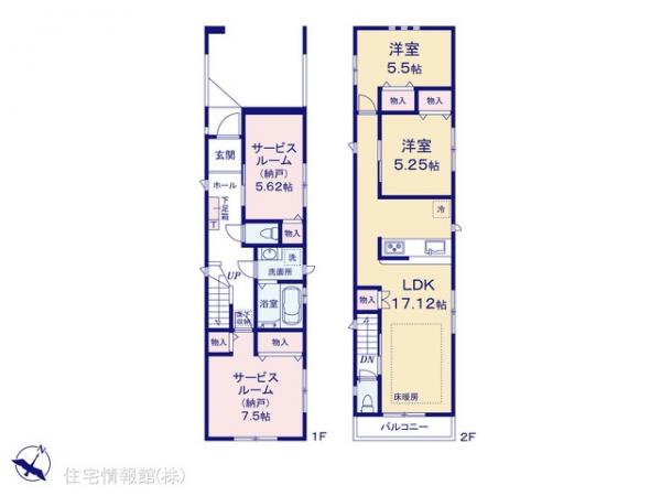 新築戸建 東京都足立区伊興３丁目3213-1 東武伊勢崎線竹ノ塚駅 5,598万円