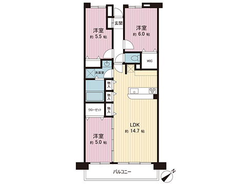 中古マンション 川越市新宿町６丁目 JR川越線川越駅 2,580万円