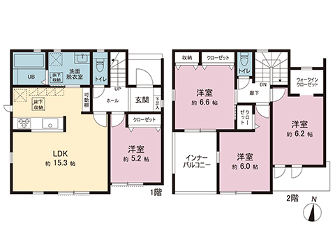 新築戸建 宇都宮市横山１丁目 JR東北本線 (宇都宮線）宇都宮駅 2,399万円