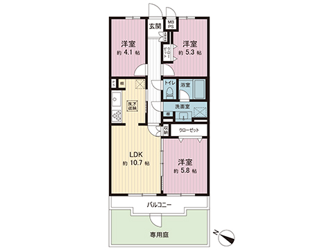 中古マンション 座間市相模が丘５丁目 小田急線小田急相模原駅 1,799万円