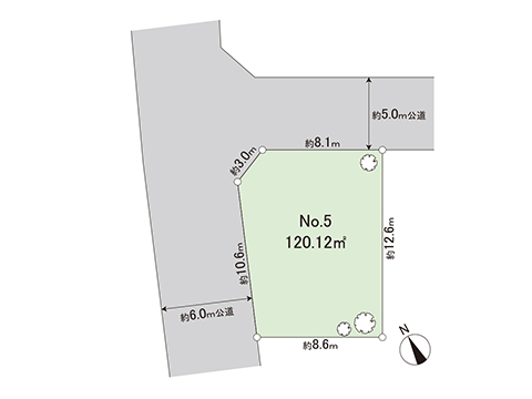 土地 清瀬市下宿２丁目 JR武蔵野線新座駅 2,500万円