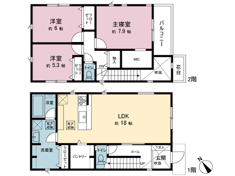 新築戸建 秦野市曽屋１丁目 小田急線秦野駅 3,580万円