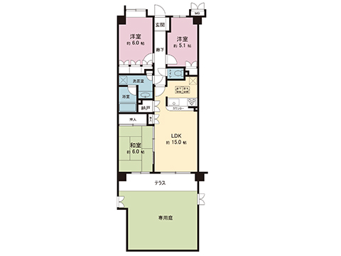 中古マンション 藤沢市湘南台５丁目 横浜市営地下鉄ブルーライン湘南台駅 3,499万円
