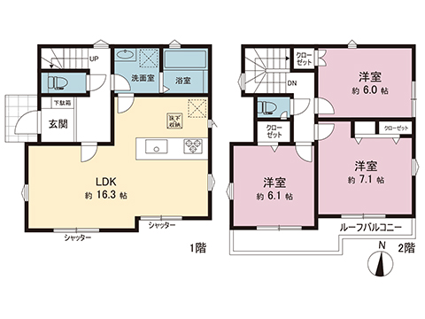 新築戸建 青梅市新町５丁目 JR青梅線小作駅 3,980万円
