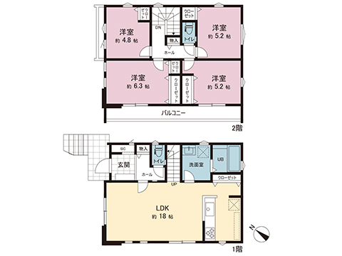 新築戸建 藤沢市長後 小田急江ノ島線長後駅 5,199万円