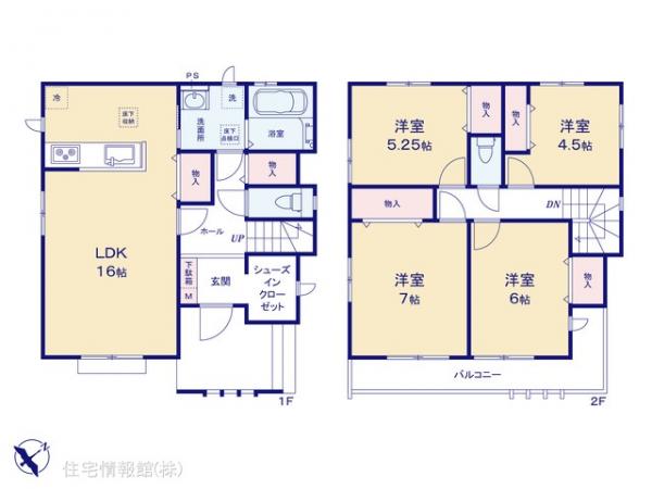 新築戸建 千葉県市川市南大野１丁目4-37 JR武蔵野線市川大野駅 5,390万円