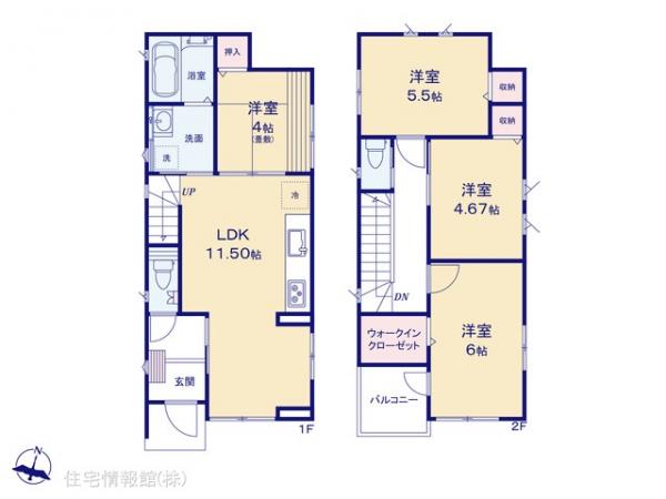 新築戸建 神奈川県鎌倉市二階堂267-116 JR横須賀線鎌倉駅 4,590万円