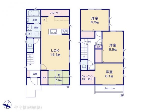 新築戸建 神奈川県相模原市南区当麻1108-57 JR相模線原当麻駅 3,880万円