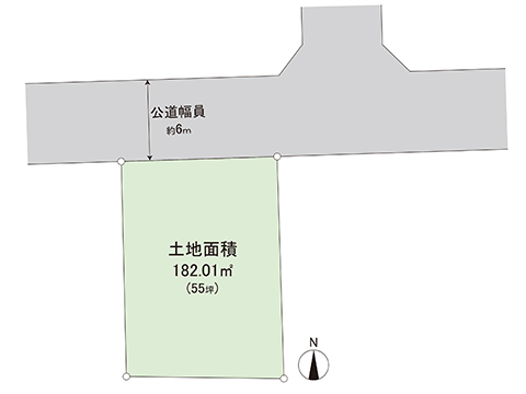 土地 久喜市鷲宮５丁目 東武伊勢崎線鷲宮駅 1,150万円