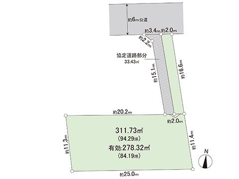 土地 久喜市栗原 東武日光線幸手駅 1,980万円