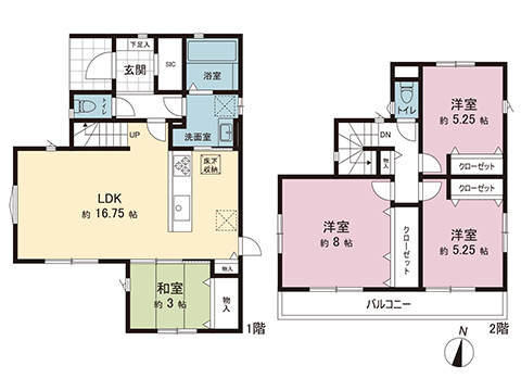 中古戸建 川越市中台３丁目 西武新宿線南大塚駅 3,700万円