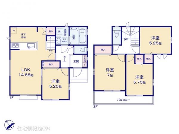 新築戸建 埼玉県川越市大字木野目 JR川越線南古谷駅 2,790万円