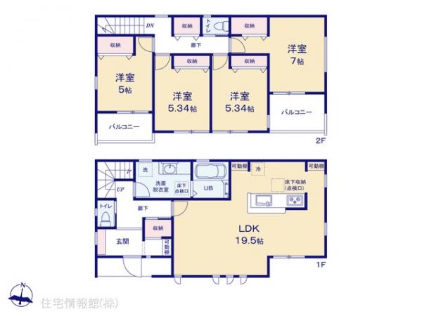 新築戸建 神奈川県横浜市金沢区釜利谷西３丁目 京急本線金沢文庫駅 6,580万円