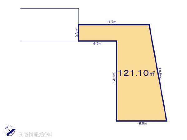 土地 東京都国立市谷保4317-1 JR南武線谷保駅 3,680万円