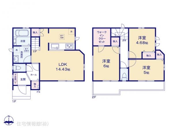 新築戸建 埼玉県川越市大字安比奈新田7-11 JR川越線笠幡駅 2,690万円