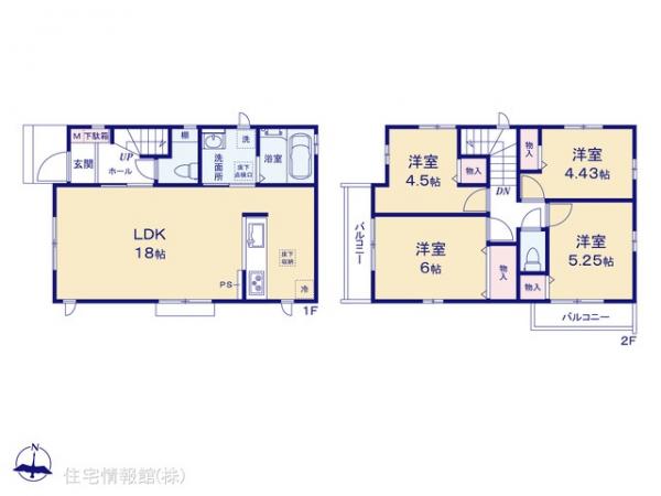 新築戸建 東京都小金井市前原町４丁目12-16 JR中央線武蔵小金井駅 6,090万円