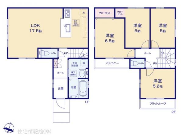 新築戸建 東京都国分寺市高木町１丁目18-20 JR中央線国立駅 5,699万円