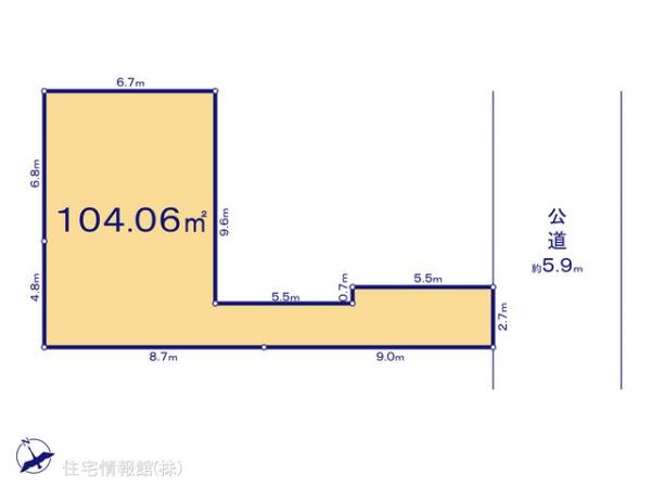 土地 東京都府中市四谷３丁目48-32 京王線中河原駅 2,980万円