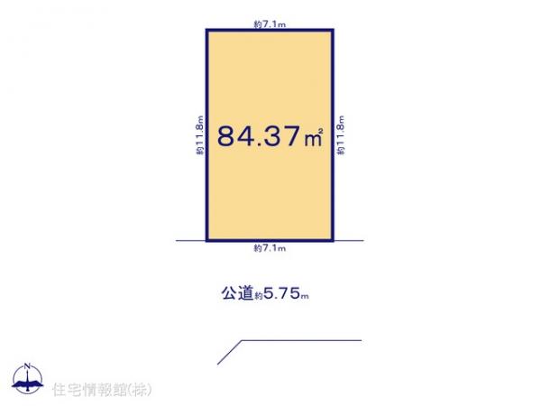 土地 東京都武蔵村山市伊奈平６丁目57-3 西武拝島線西武立川駅 1,280万円