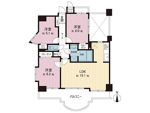中古マンション 海老名市中央３丁目 相鉄本線海老名駅 4,690万円