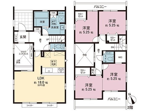 新築戸建 宇都宮市鶴田町 JR日光線鶴田駅 3,398万円