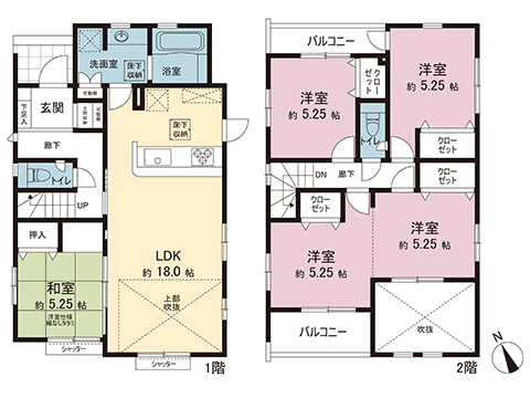 新築戸建 宇都宮市鶴田町 JR日光線鶴田駅 3,398万円