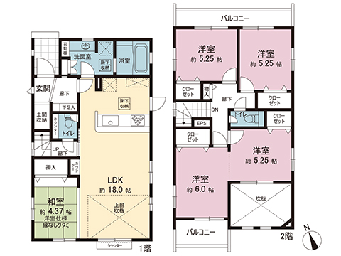 新築戸建 宇都宮市鶴田町 JR日光線鶴田駅 3,198万円