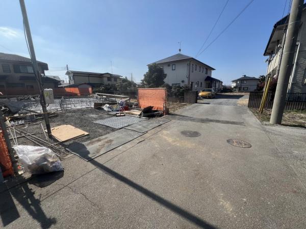 宇都宮市鶴田町５期 前面道路含む現地写真
