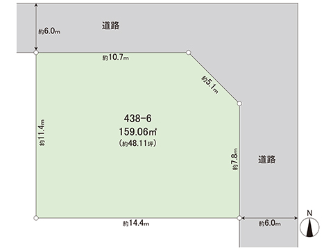 土地 宇都宮市平松本町 宇都宮芳賀ライト線駅東公園前駅 1,880万円