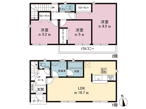 新築戸建 小田原市永塚 JR御殿場線下曽我駅 2,480万円