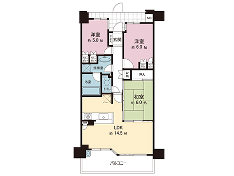 中古マンション 宇都宮市平松本町 宇都宮芳賀ライト線東宿郷駅 2,100万円
