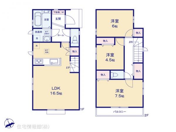 新築戸建 東京都昭島市福島町２丁目35 JR青梅線中神駅 3,890万円