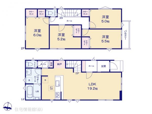 新築戸建 神奈川県川崎市多摩区南生田３丁目3-30 小田急線生田駅 5,199万円