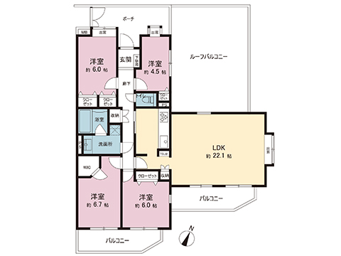 中古マンション 川崎市宮前区有馬２丁目 東急田園都市線宮前平駅 5,999万円