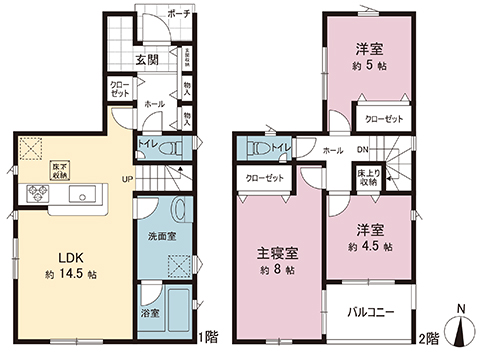 新築戸建 宇都宮市桜４丁目 東武宇都宮線東武宇都宮駅 2,790万円