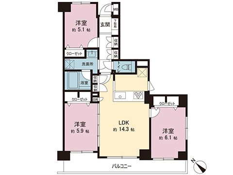 中古マンション 横浜市港北区小机町 JR横浜線小机駅 2,899万円