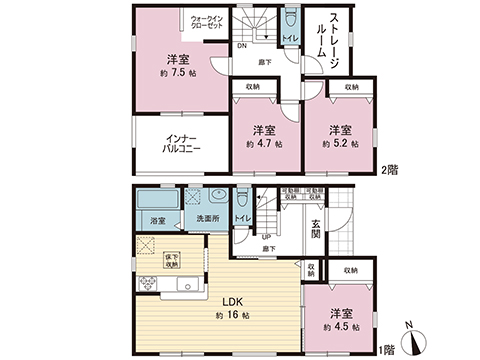 新築戸建 羽生市南羽生３丁目 東武伊勢崎線南羽生駅 2,099万円
