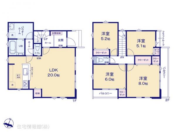 新築戸建 東京都八王子市小比企町1432-1 京王高尾線山田駅 4,299万円