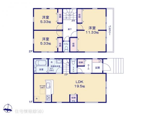 新築戸建 埼玉県さいたま市岩槻区大字徳力506-2 東武野田線豊春駅 3,280万円