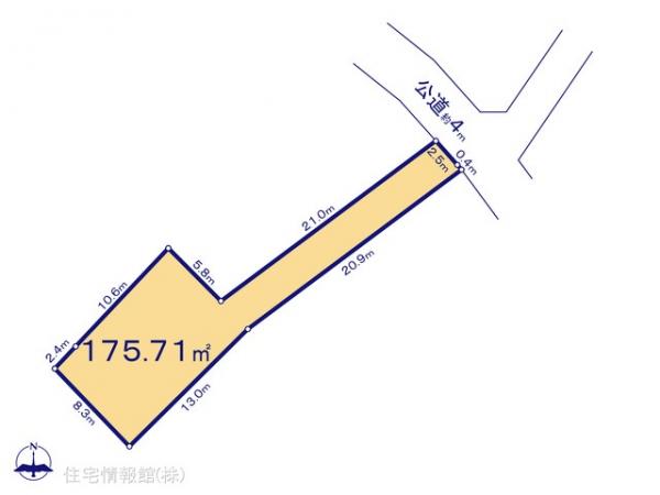 土地 神奈川県大和市福田30-12 小田急江ノ島線高座渋谷駅 2,690万円