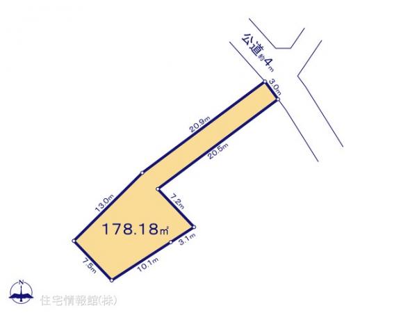 土地 神奈川県大和市福田30-12 小田急江ノ島線高座渋谷駅 2,690万円