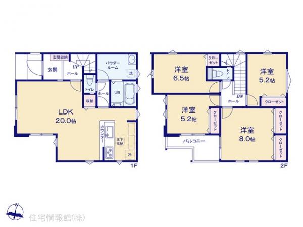 新築戸建 埼玉県さいたま市北区日進町２丁目947-16 JR川越線日進駅 5,699万円