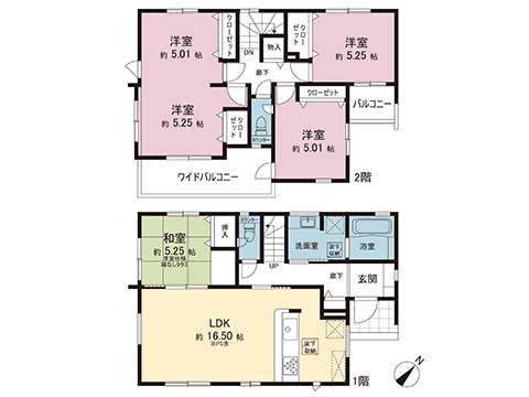 新築戸建 久喜市緑１丁目 JR東北本線 (宇都宮線）栗橋駅 3,298万円