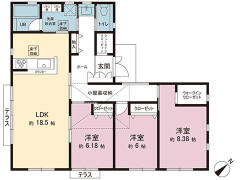 新築戸建 相模原市中央区田名 JR相模線上溝駅 3,880万円