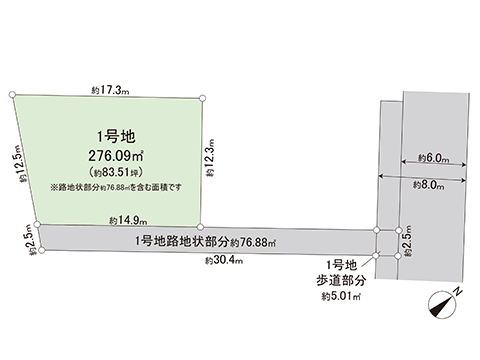 土地 宇都宮市清原台６丁目 宇都宮芳賀ライト線清原地区市民センター前駅 1,740万円