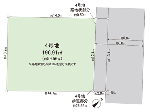 土地 宇都宮市清原台６丁目 宇都宮芳賀ライト線清原地区市民センター前駅 1,640万円