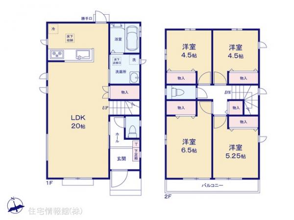 新築戸建 東京都八王子市弐分方町724-5 JR中央線西八王子駅 3,250万円